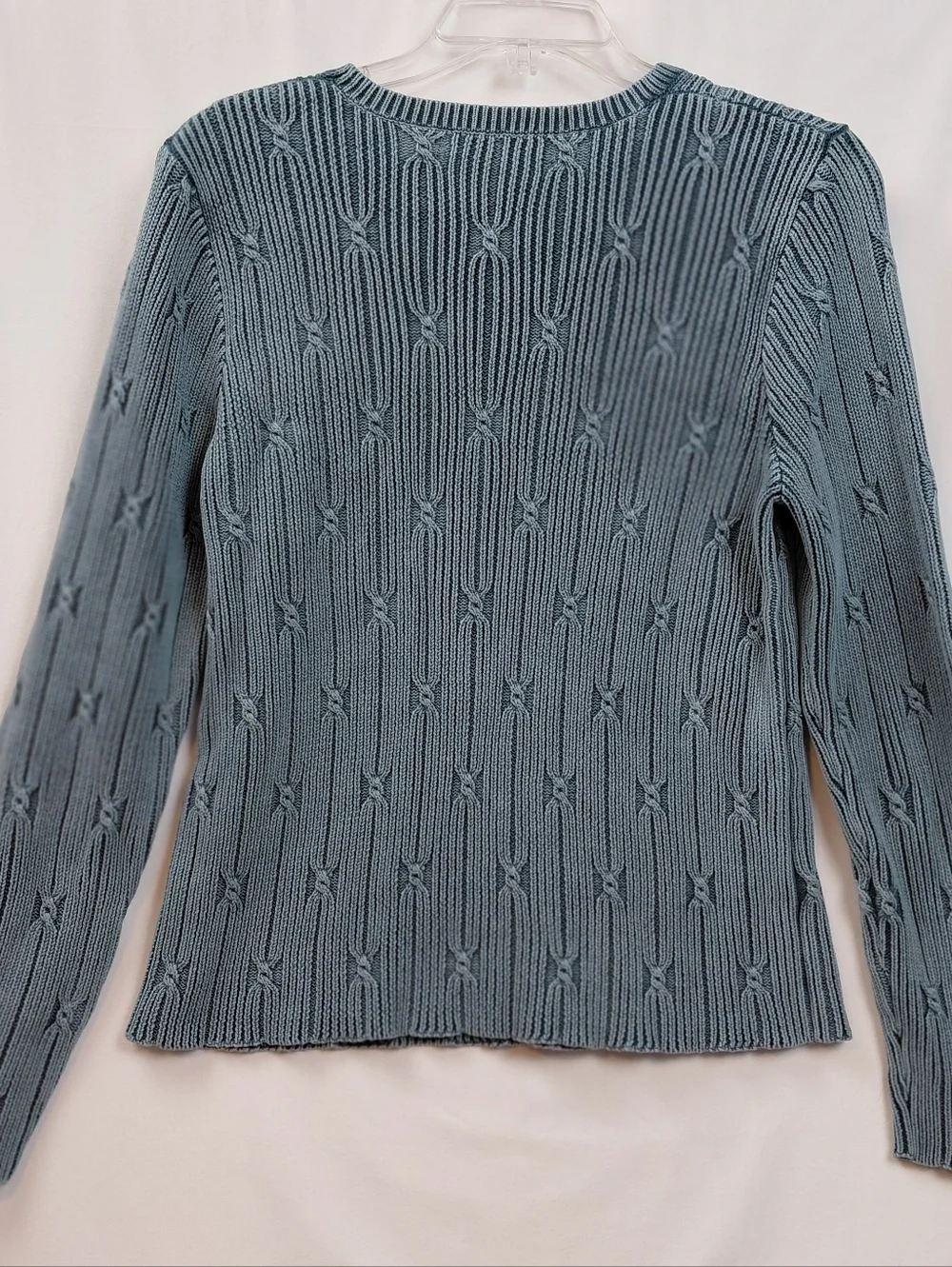The Territory Ahead‎ Cotton Sweater Women's Size Large Cable Knit 100% Cotton